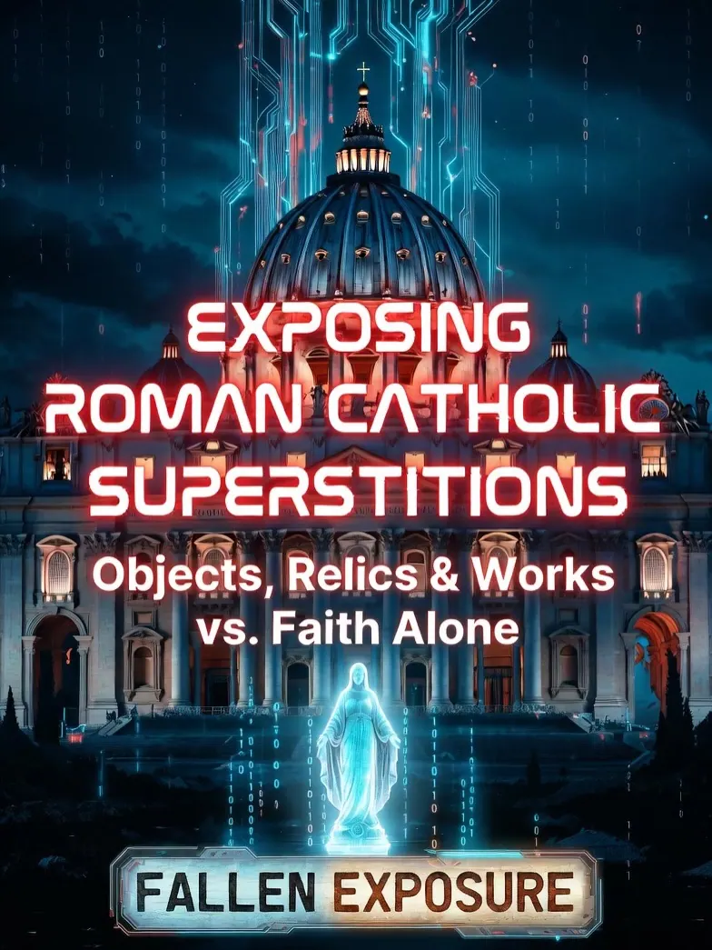 Roman Catholicism is filled with superstitions: glowing hearts, rosary luck charms,…: slide 1 of 11