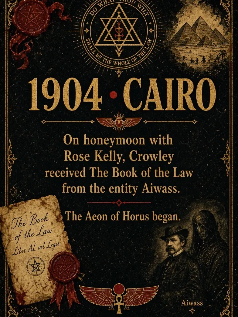 So about Aleister Crowley…: slide 3 of 9