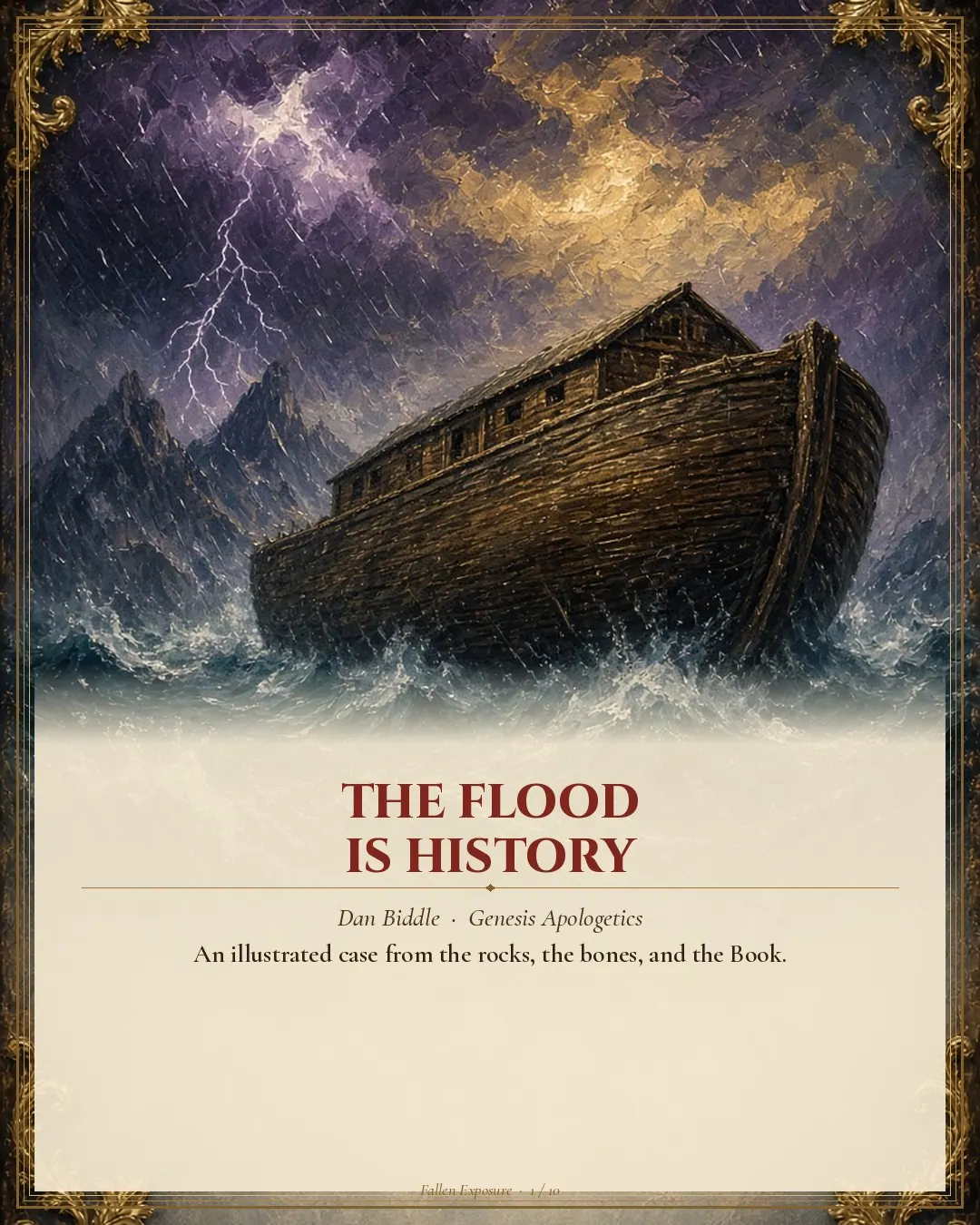 THE FLOOD IS HISTORY.: slide 1 of 11
