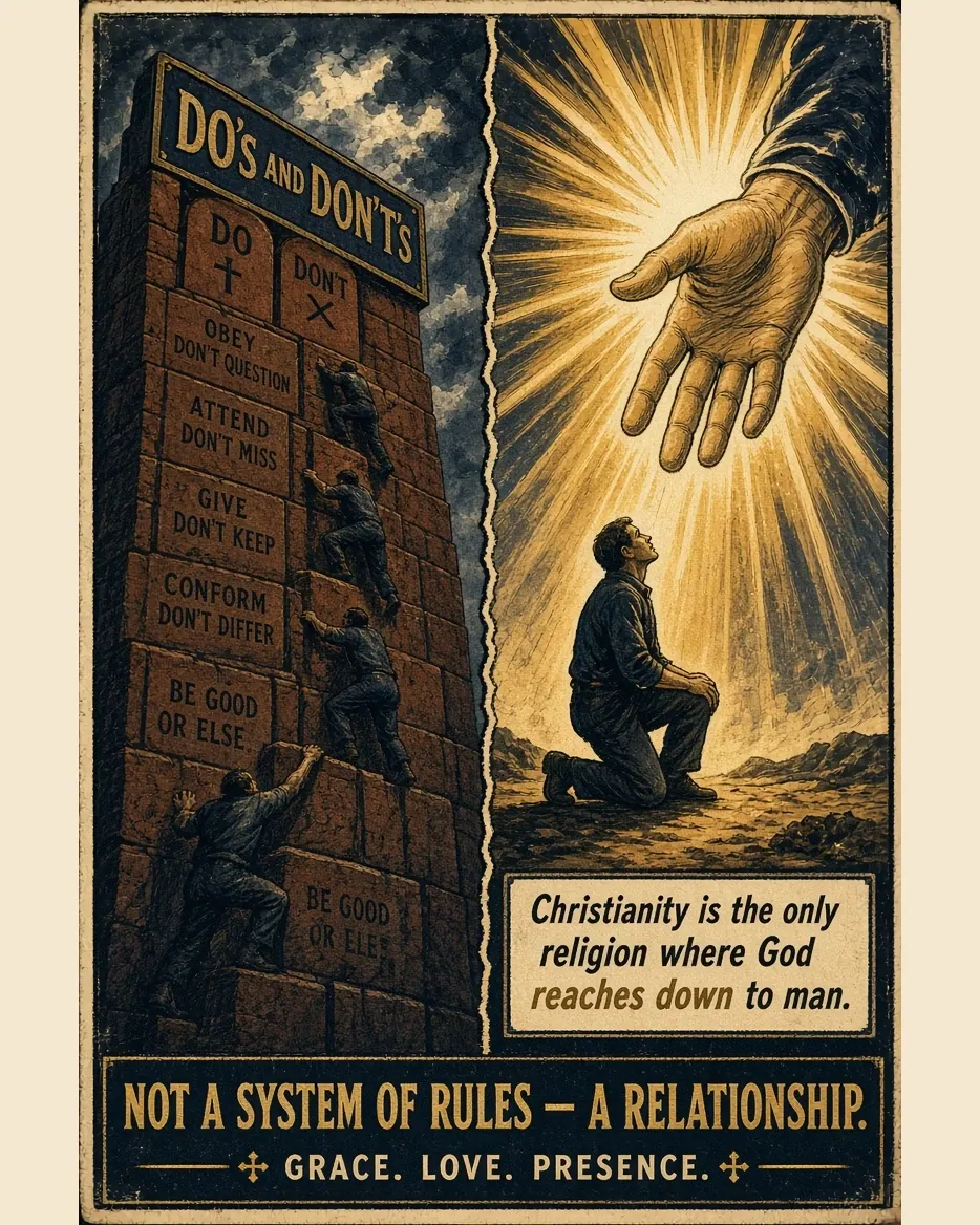 FALLEN EXPOSURE — What Makes Christianity Unique: slide 5 of 7