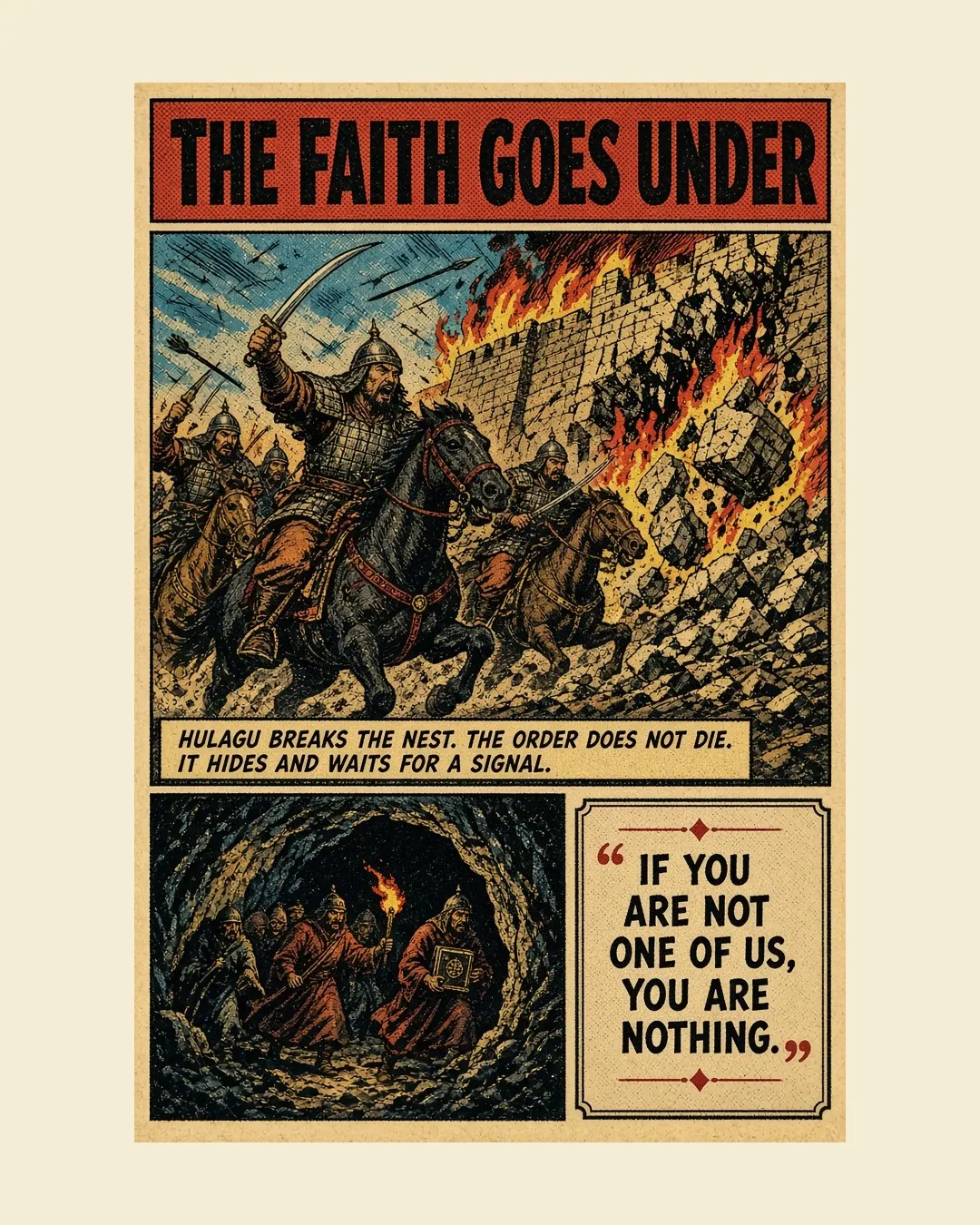 Cooper finishes the Assassins and draws the line to the knights: slide 4 of 10